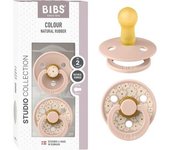 Bibs - Pack 2 chupetes Colour 6-12 meses - Jasmine blush