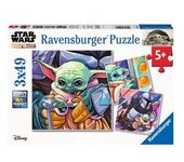 Ravensburger - The Mandalorian pack puzzles 3x49 piezas