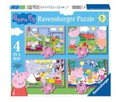 Ravensburger - Peppa Pig - Pack 4 puzzles