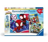 Ravensburger - Colección de 3 puzzle Spidey de 49 piezas ㅤ