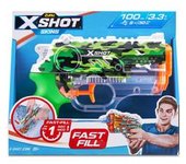 X-Shot - Pistola de agua Fast-Fill Skins Nano (varios colores)