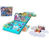 Simba - Figuras blanditas en 3D Aquagelz PlaySet con escenario plegable y moldes ㅤ