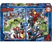 Educa Borras - Puzzle 100 piezas doble Avengers ㅤ