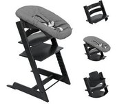 Stokke - Tripp Trapp Pack de Trona + Baby Set + Newborn Set Negro