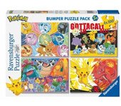 Ravensburger - Pokémon - Pack 4 puzzles 100 piezas