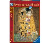 Ravensburger - Puzzle 1500 piezas: El beso de Klimt, arte y calidad ㅤ