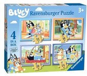 Ravensburger - Bluey - Puzzle 4 in a Box Colección para Niños ㅤ