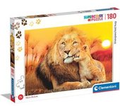 Clementoni - Puzzle infantil de 180 piezas Abrazo inesperado ㅤ