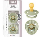 Bibs - Pack 2 chupetes Colour 0-6 meses - Pin Sage Mix