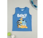 Camiseta sin mangas azul claro con Bluey