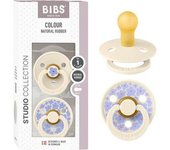 Bibs - Pack 2 chupetes Colour 0-6 meses - Jasmine Ivory Mix