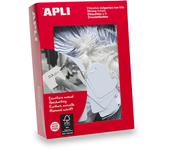 caja 500 etiquetas colgantes blancas 36 x 53 mm apli 392