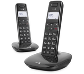 telefono fijo doro comfort 1010 2 inalámbrico negro
