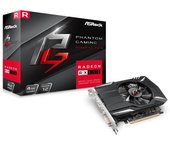 Tarjeta Gráfica Asus Radeon RX550 Phantom Gaming 4GB GDDR5 compacta HDMI DisplayPort refrigeración eficiente