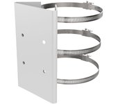 Soporte de montaje Hikvision DS-1673ZJ para cámara PTZ/PanoVu, acero inoxidable, mástil ajustable, 20 kg blanco