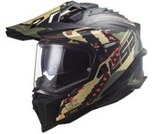 LS2 MX701 Explorer Carbon Extend 06 Casco de motocross - Verde