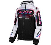 FXR RRX 2025 Chaqueta impermeable de motocross para mujer - Negro Blanco Rosa (36)