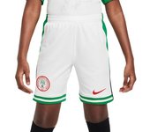 Nike - Pantalón corto Nigeria Primera Equipación Niño, Unisex, White-Lucky Green-Challenge Red, S