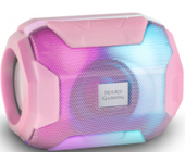 ALTAVOZ BLUETOOTH MARS GAMING MSBAX 10W MICRO SD FM USB RGB PINK