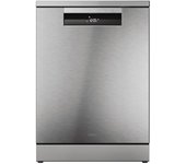 Lavavajillas Libre Instalación - Haier 6B2M3PX, 16 servicios, 42 dB, 60 cm, 3ªBandeja, Inox