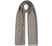 Guess, ninette jacquard, textile scarf, gray, 8 x 180, for women