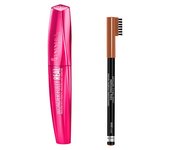 MÃ¡scara Wonder Fully Real Black + Eyebrow Pencil Tono 002 De Regalo