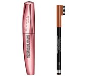 MÃ¡scara Wonder Luxe Black + Eyebrow Pencil Tono 002 De Regalo