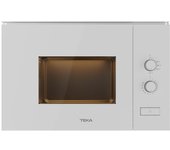 Microondas Integrable - TEKA ML 820 FI, Cristal Blanco, 20L