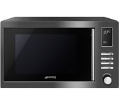 Microondas Libre Instalación - SMEG MOE25B, 25L, Grill, Inox