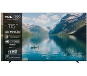 TV MiniLed - TCL 115C7K, 115", 4K UHD, Google TV, Bang & Olufsen