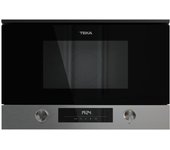 Microondas Integrable - TEKA MS 6220 BIS R, Inox, Grill, 22L