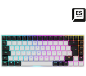 Sharkoon SKILLER SGK50 S3 teclado USB QWERTY Español Blanco