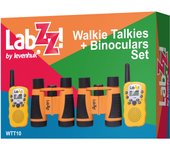 Kit de walkie-talkie y prismáticos Levenhuk LabZZ WTT10
