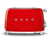 Smeg TSF03RDEU tostadora 6 4 rebanada(s) 2000 W Rojo