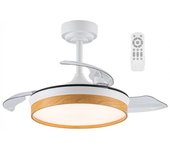 Ventilador led aspas plegables tamero mini haya cct dim (46w)