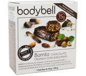 Bodybell Barritas Chocolate Avellana 5 Unidades
