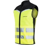Dainese Explorer Packable High Vis Chaleco - Negro Amarillo (L)