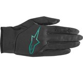 Alpinestars Stella Cascade Infinium Windstopper Guantes de bicicleta para señoras - Negro Verde (XS)