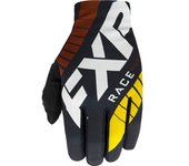 FXR Slip-On Lite MX Gear Guantes de Motocross - Negro Marrón