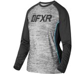 FXR Helium X Tech Camisa Funcional de Damas - Negro Gris (2XL)