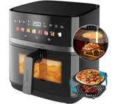 Cecotec Cecofry&Grill Duoheat 8000 Freidora de Aire con Doble Resistencia 8 Litros y 2200W Negra