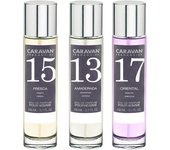 3x Caravan Perfume de Hombre Nº17 Nº15 Nº13 - 150ml.