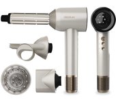 Secador - CECOTEC DryGlam, Color Champagne, 1600 W, 4 en 1