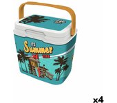 Nevera portátil aquapro summer time multicolor 15 l (4 unidades)