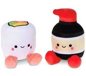 Hallmark Better Together - Peluche magnético (Sushi y salsa de soja) 5.25 pulgadas, regalos de Pascua para niños
