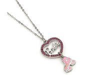 Barbie™ Collar de corazón de cristal y patines de ruedas, talla única, Zinc