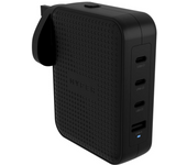 HYPER HJ1001BKWWGL cargador de dispositivo móvil Mando de videoconsola, Teléfono móvil, Netbook, Portátil, Smartphone, Tableta Negro Corriente alterna Carga rápida Interior