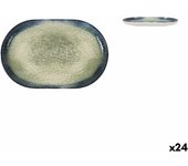Fuente de cocina la mediterránea olaf ovalado 20 x 13 x 2 cm (24 unidades)