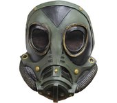 Ghoulish Productions - Máscara de Látex M3A1 Gas, Línea Gas Mask & Steampunk, Máscara de Látex resistente, pintada a mano, Halloween, Desfile de Carnaval, Fiesta de Disfraces, Talla única adulto