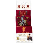 Cinereplicas Harry Potter - Pack de 3 unisexos - Calcetines con emblemas Hogwarts - Zapatos 35 a 45 - Gryffindor